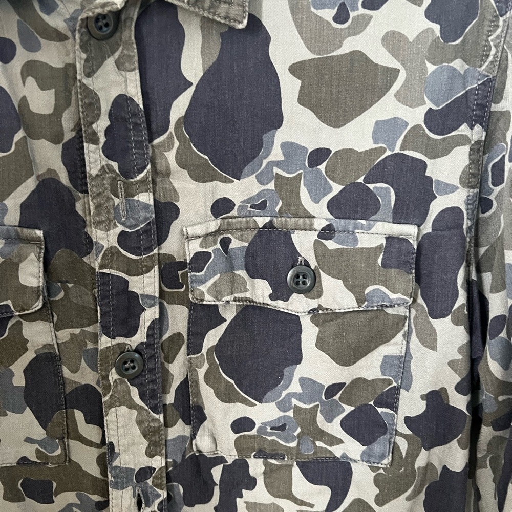 The Kooples blue Camo shirt - Picture 2 of 6